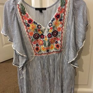 Flowy flower top